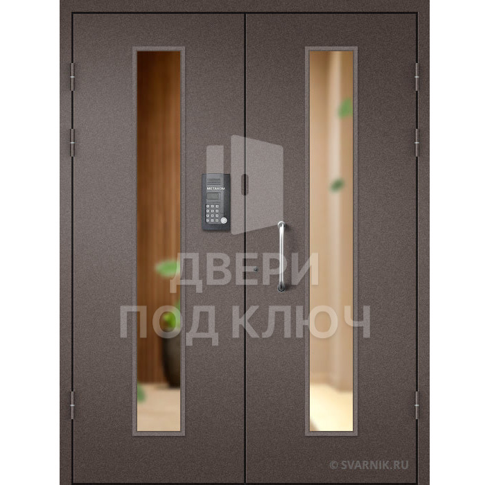 Остекленная входная дверь в подъезд ДПК-13741